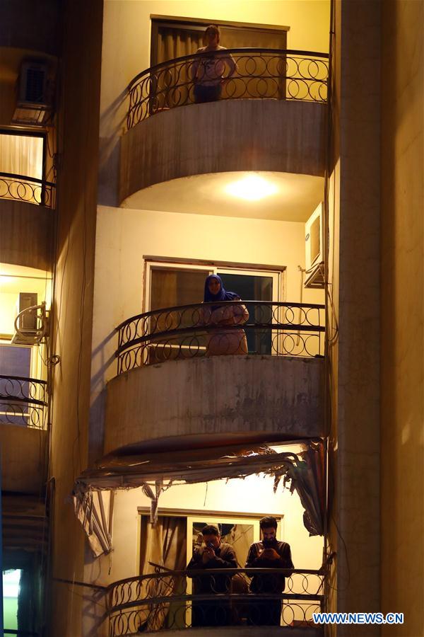 EGYPT-CAIRO-CURFEW-BALCONY CONCERT