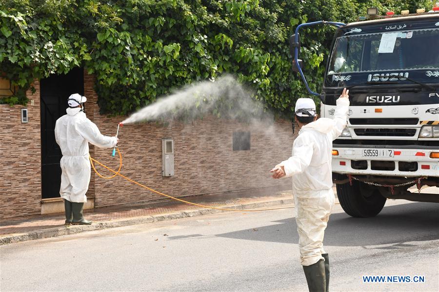 MOROCCO-RABAT-COVID-19-DISINFECTION