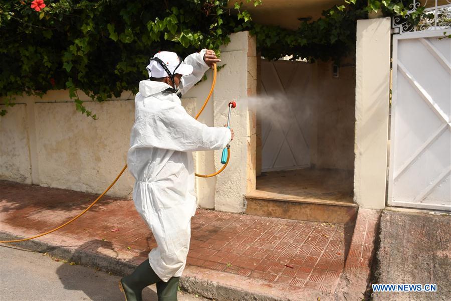 MOROCCO-RABAT-COVID-19-DISINFECTION