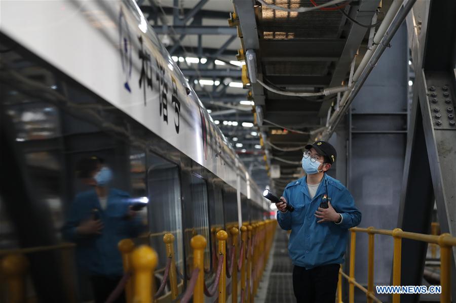 CHINA-HUBEI-WUHAN-TRAIN-RESUMPTION PREPARATION (CN)