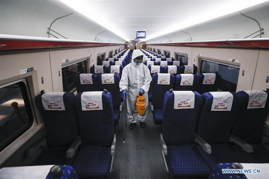 CHINA-HUBEI-WUHAN-TRAIN-RESUMPTION PREPARATION (CN)