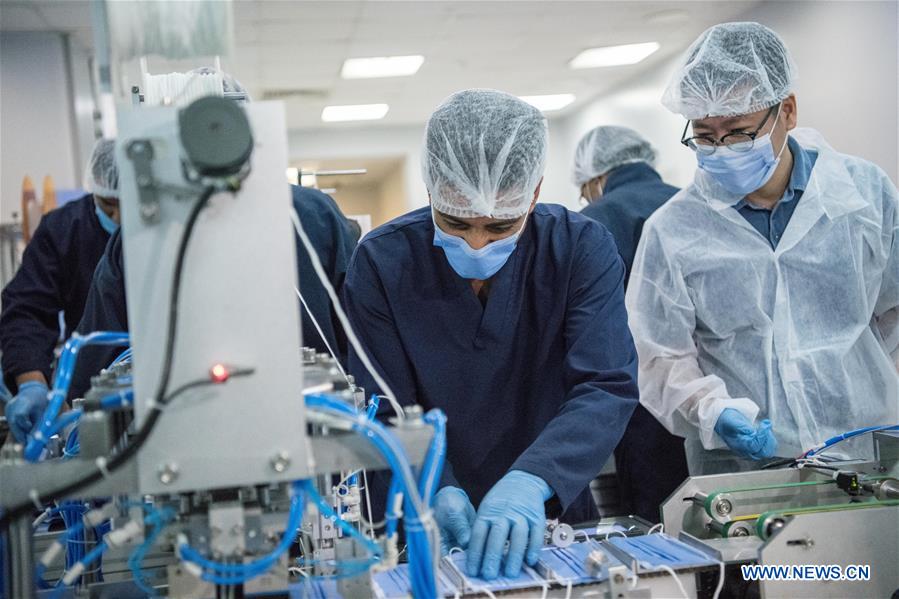 EGYPT-CHINA-MASK PRODUCTION COOPERATION