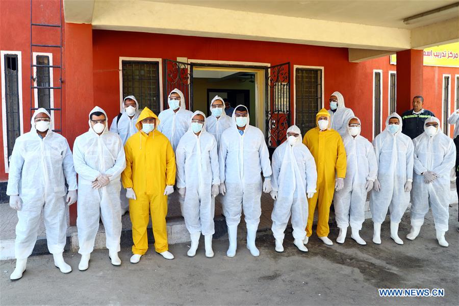 EGYPT-CAIRO-COVID-19-MEDICAL STAFF