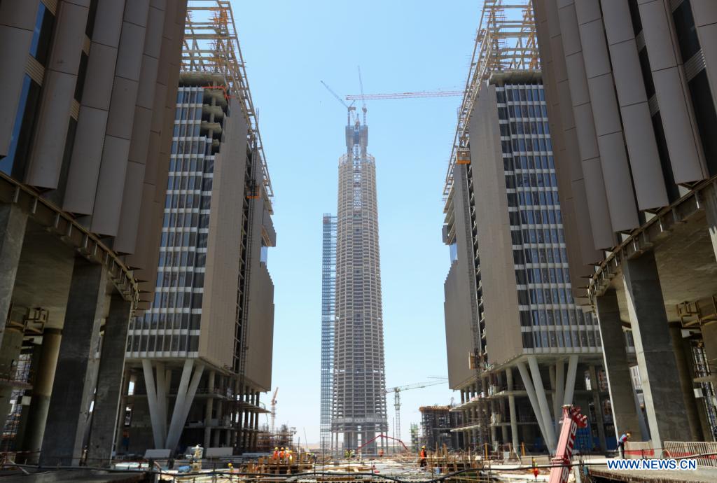 Feature Chinabuilt tallest skyscraper in Africa topped out in Egypt's