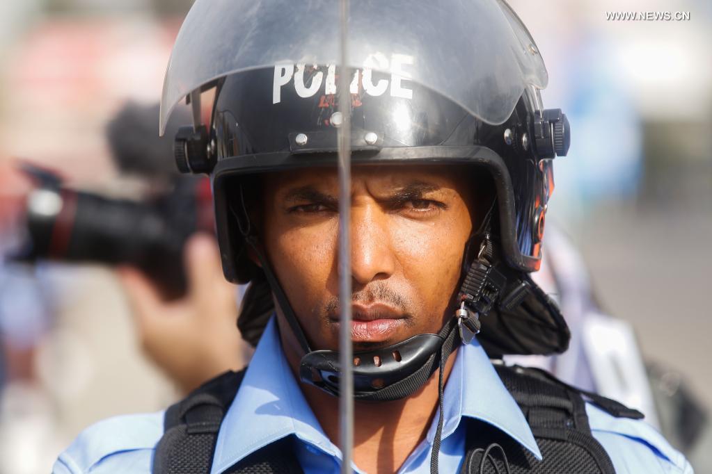 Addis Ababa city police officers present new logo, uniforms during