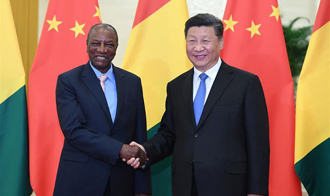 Xi meets Guinean president