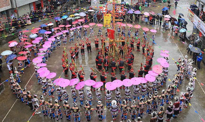 Local gathering "Datongnian" held in Rongshui, S China's Guangxi