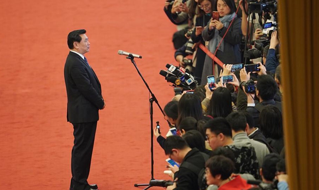 Ministers receive interview after opening meeting of 2nd session of 13th National Committee of CPPCC