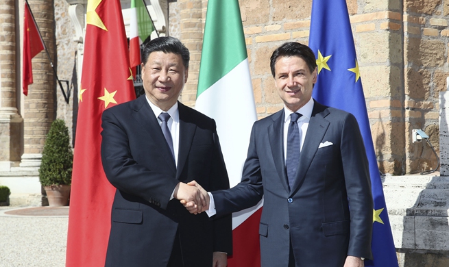 Xi, Conte hold talks on elevating China-Italy ties into new era