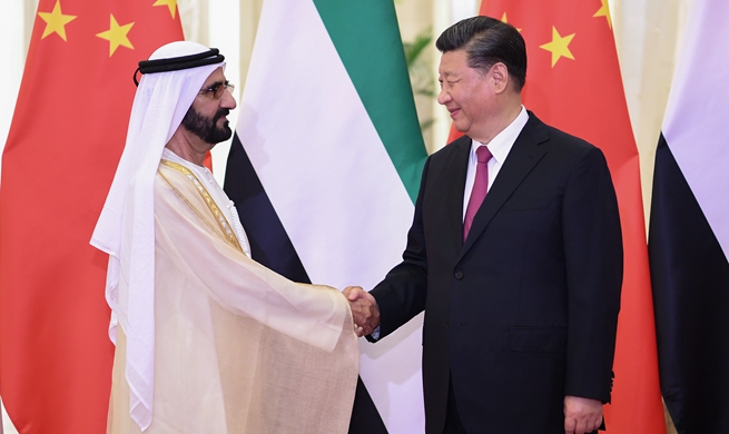 Xi meets UAE vice president