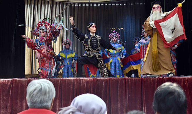 Peking Opera troupe of Chiping County performs in rural area to enrich life of villagers
