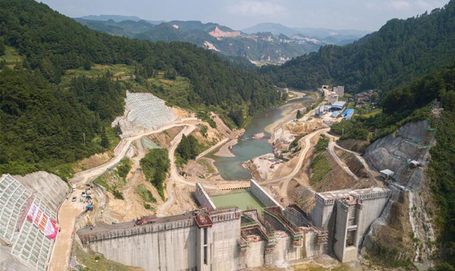 Reservoir constructed to help battle water shortage and poverty in China's Guizhou