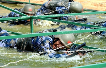 "Seaborne Assault" survival trail event started in east China's Quanzhou