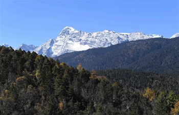 Scenery of Yulong snow mountains in Lijiang, SW China's Yunnan