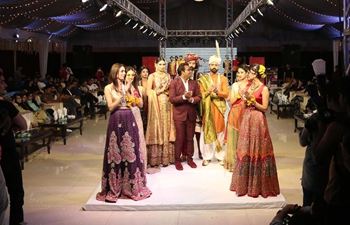 Models present creations at fashion show in Islamabad