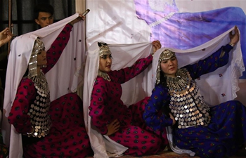 Afghan girls perform in dance festival in Kabul