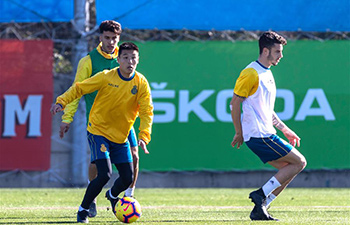 RCD Espanyol take part in open training session in Barcelona