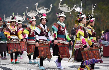 Fangu Drumming Festival celebrated in SW China's Guizhou