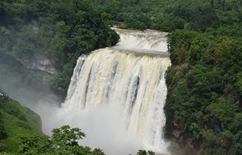 Huangguoshu Waterfall in China's Guizhou enters high flow season