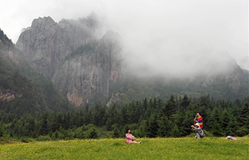 Scenery at Zhagana scenic area in northwest China's Gansu