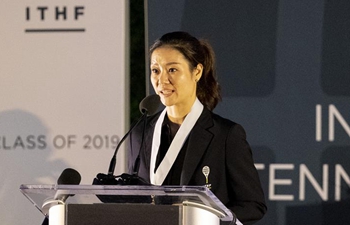 Li Na attends induction ceremony of International Tennis Hall of Fame