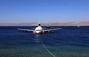 ASEZA in Jordan sinks disused commercial aircraft to help boost marine life