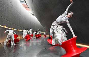 Dance show held at former steel plant in Beijing