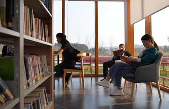A glance of public library in China's Jiangxi