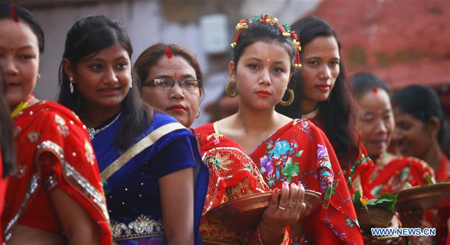 NEPAL-KATHMANDU-TEEJ FESTIVAL