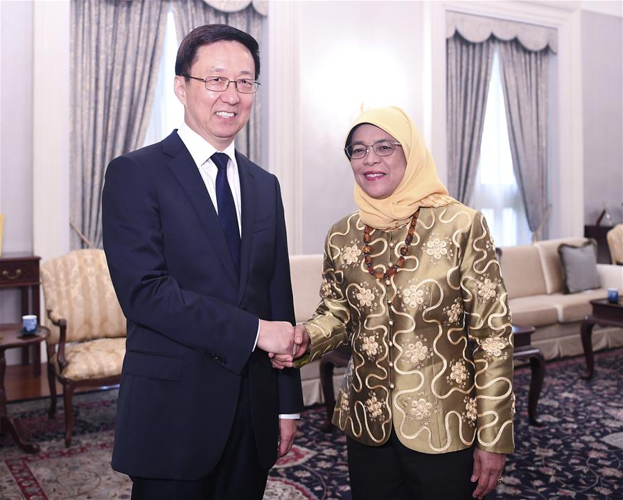 SINGAPORE-HAN ZHENG-VISIT
