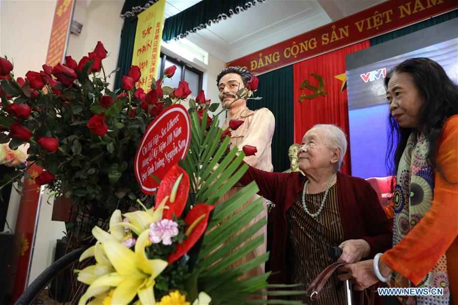 VIETNAM-HANOI-GENERAL-NGUYEN SON (HONG SHUI)-COMMEMORATION