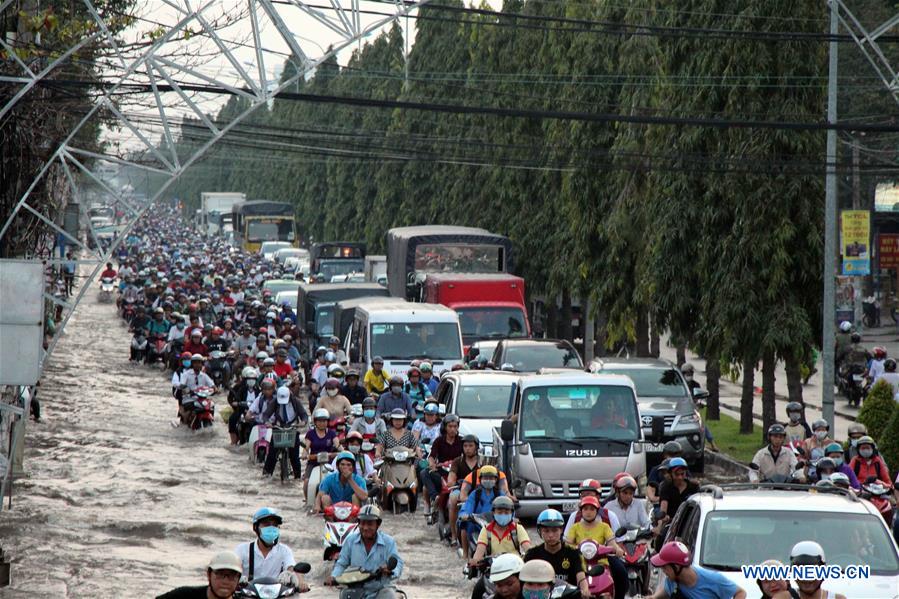 VIETNAM-CAN THO-TIDE-FLOOD