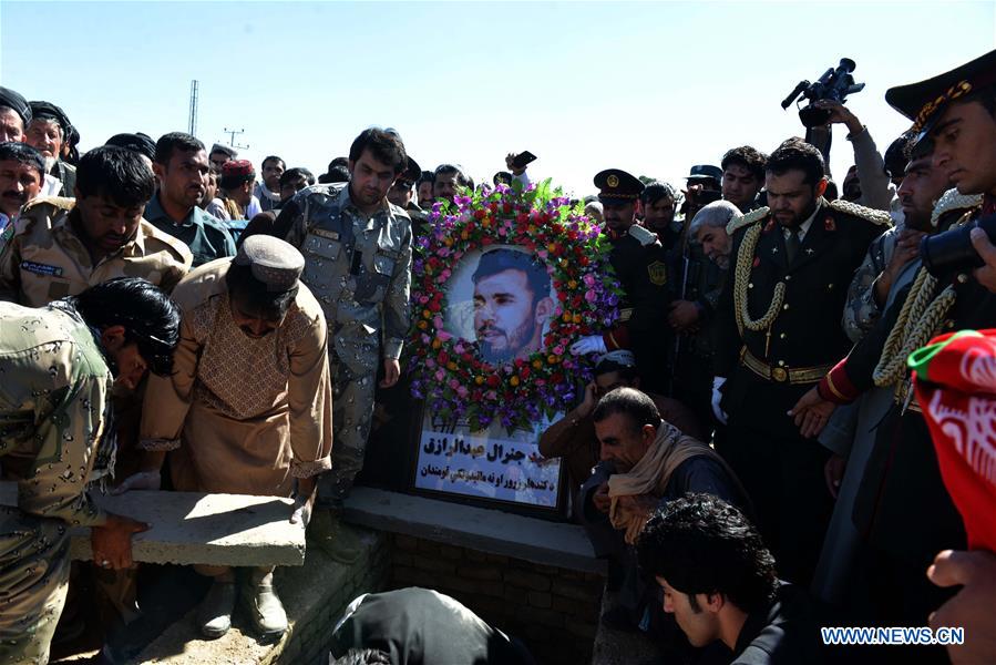 AFGHANISTAN-KANDAHAR-POLICE CHIEF-ASSASSINATION-FUNERAL