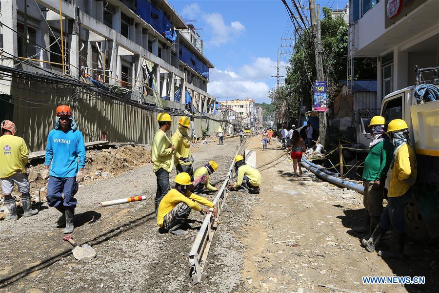 PHILIPPINES-BORACAY ISLAND-REHABILITATION