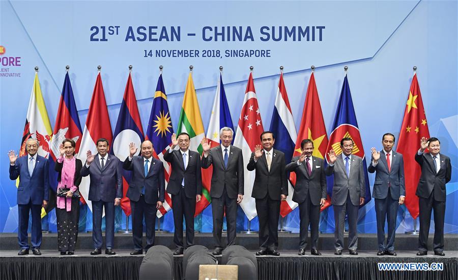 SINGAPORE-LI KEQIANG-21ST CHINA-ASEAN SUMMIT 