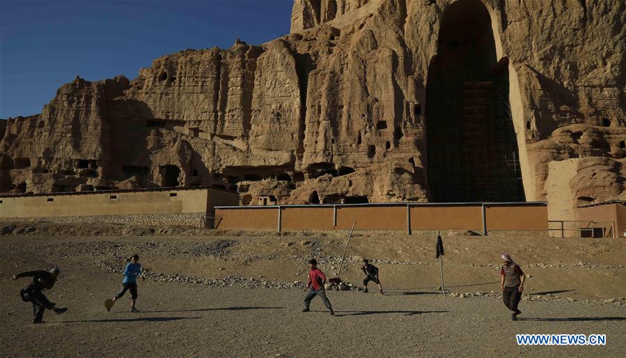 AFGHANISTAN-BAMYAN-DAILY LIFE-FOOTBALL