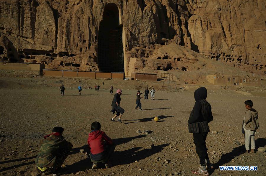 AFGHANISTAN-BAMYAN-DAILY LIFE-FOOTBALL