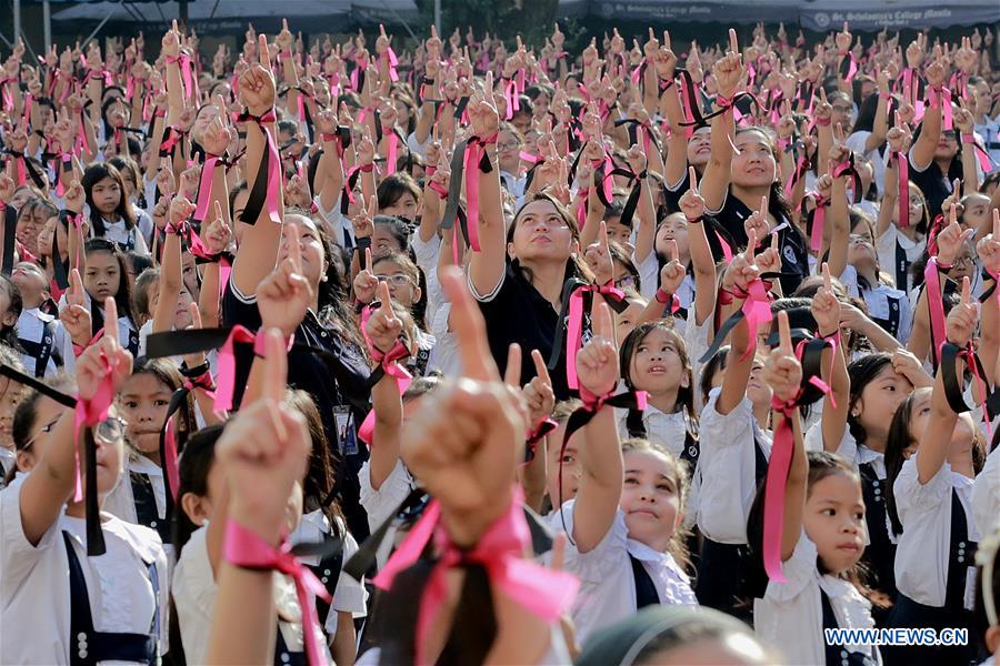 PHILIPPINES-MANILA-DANCE AGAINST VIOLENCE
