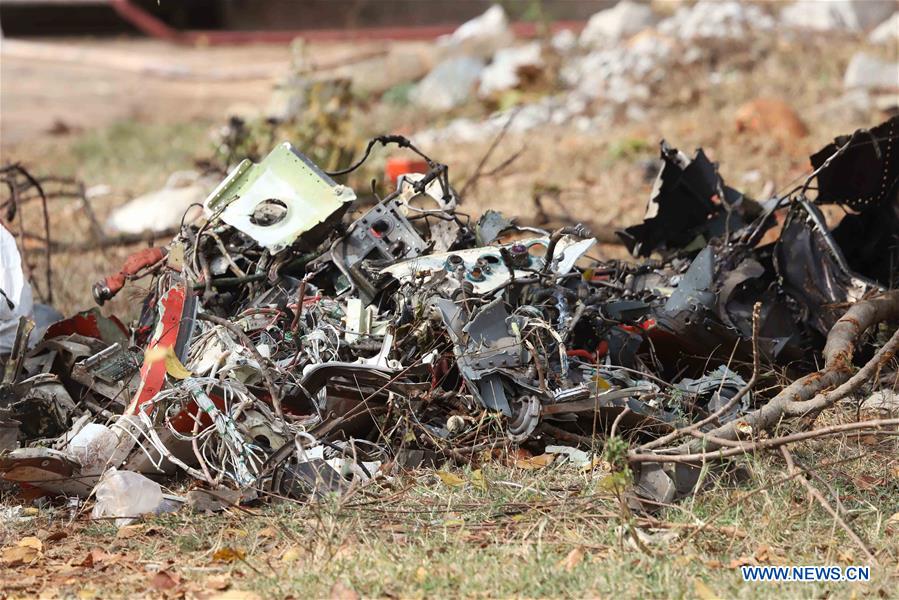 INDIA-BENGALURU-AIRCRAFT-CRASH