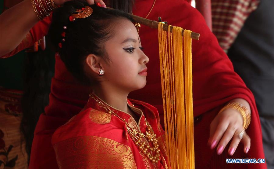 NEPAL-KATHMANDU-BEL BIBAHA CEREMONY