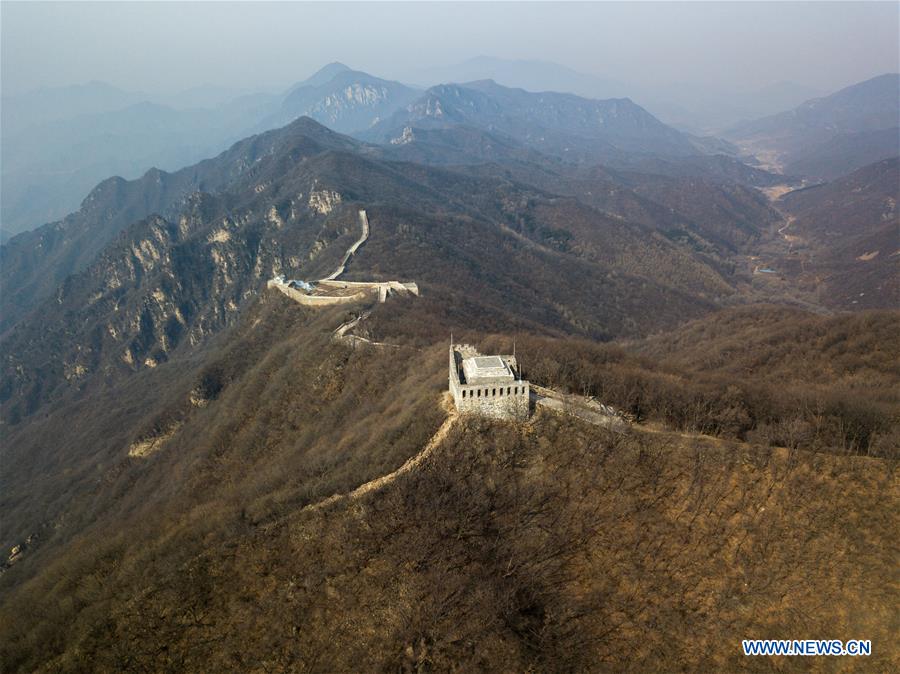 CHINA-BEIJING-GREAT WALL-JIUYANLOU-AERIAL VIEW (CN)