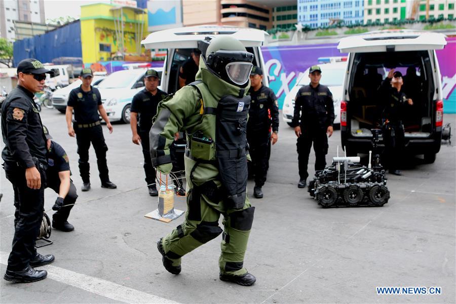 PHILIPPINES-QUEZON CITY-BOMB DRILL