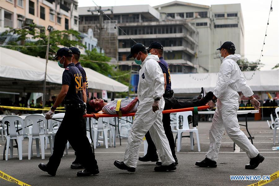 PHILIPPINES-QUEZON CITY-BOMB DRILL
