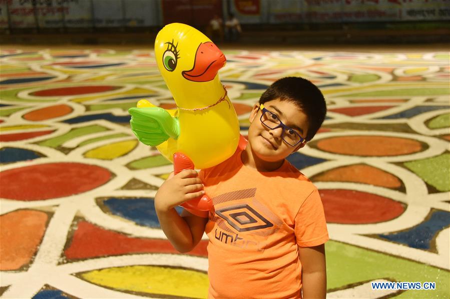 BANGLADESH-DHAKA-BENGALI-NEW-YEAR-GRAFFITI