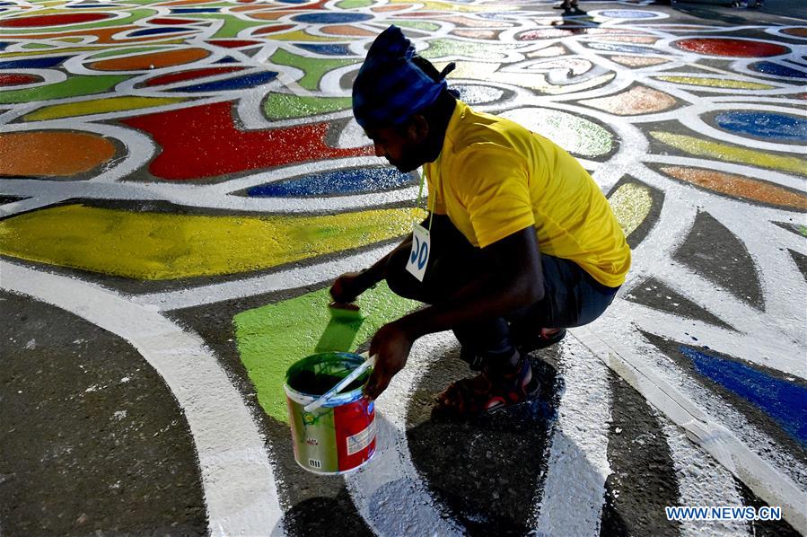 BANGLADESH-DHAKA-BENGALI-NEW-YEAR-GRAFFITI