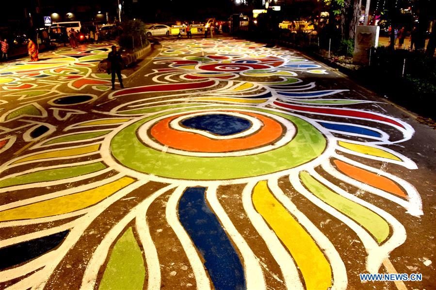 BANGLADESH-DHAKA-BENGALI-NEW-YEAR-GRAFFITI