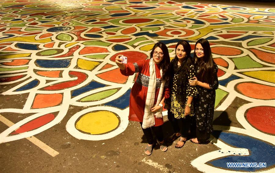 BANGLADESH-DHAKA-BENGALI-NEW-YEAR-GRAFFITI