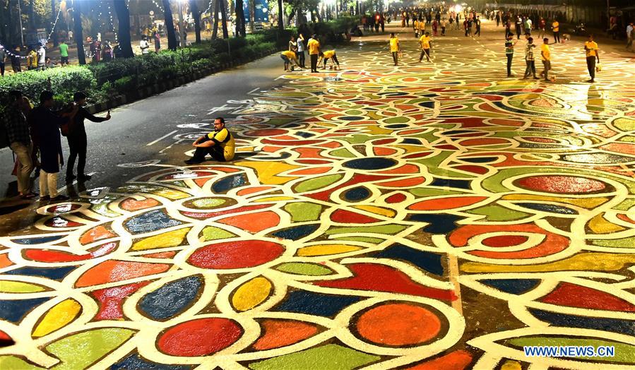BANGLADESH-DHAKA-BENGALI-NEW-YEAR-GRAFFITI