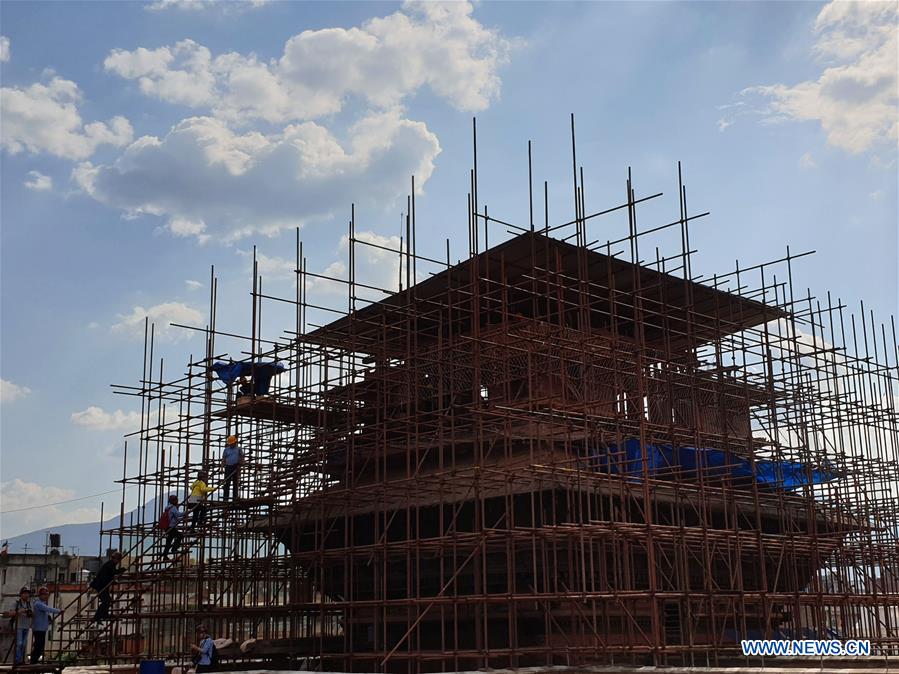 NEPAL-KATHMANDU-RECONSTRUCTION-EARTHQUAKE