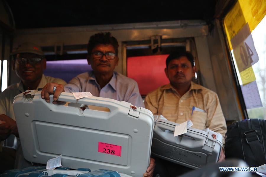 INDIA-VARANASI-GENERAL ELECTIONS-POLLING-END